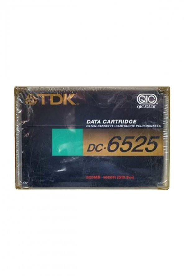 TDK DC-6525 525MB 311m 6.3mm DATA KARTUŞU