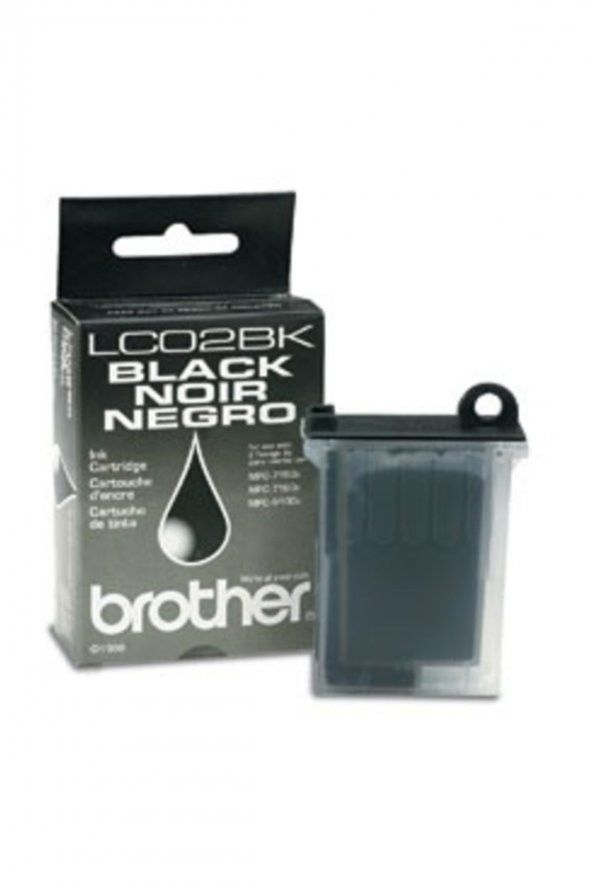 BROTHER LC02BK SİYAH KARTUŞ MFC-7100 / MFC-730 / MFC-740 / MFC-9100C