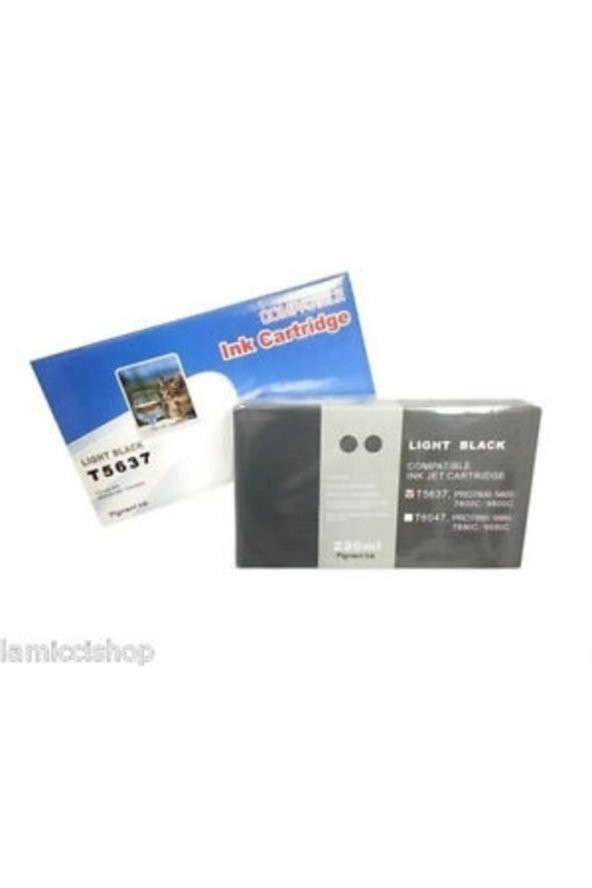 EPSON T5637 AÇIK SİYAH MUADİL KARTUŞ - Stylus Pro 7800 / Pro 9800