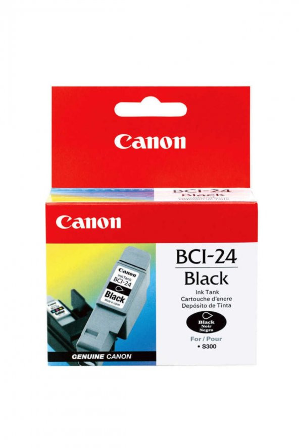 CANON BCI-24BK SİYAH ORJİNAL KARTUŞ - 1