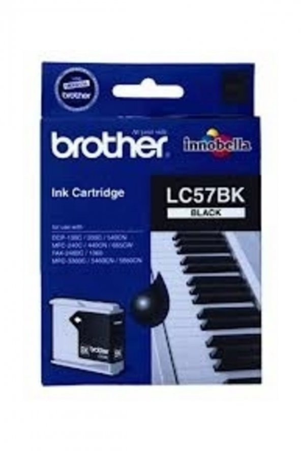 BROTHER LC57BK SİYAH ORJİNAL KARTUŞ (LC-1000BK)