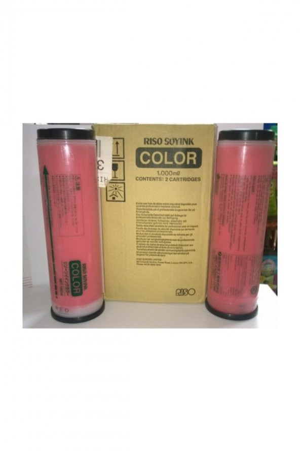 Riso S-4387E Kırmızı Mürekkep RA4050, RA4200, RA4300, RA4900
