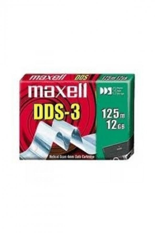 MAXELL DDS-3 HS4-125s 12 GB / 24 GB 125m, 4mm DATA KARTUŞU