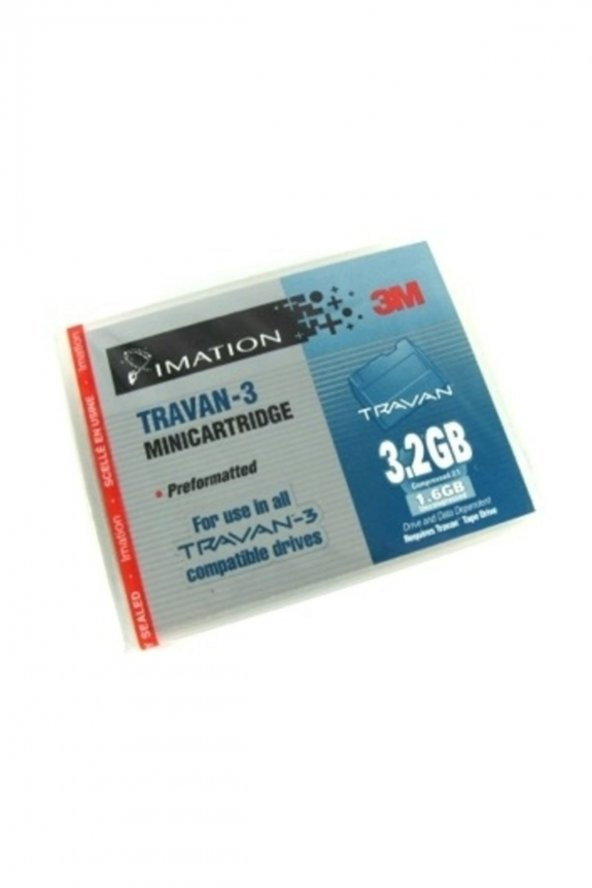 IMATION 45578 TRAVAN-3 (TR-3) 1.6 GB / 3.2 GB 228m DATA KARTUŞU