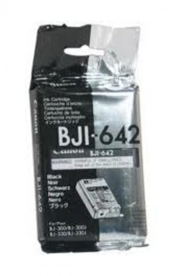 CANON BJI-642BK SİYAH ORJİNAL KARTUŞ BJ-300 / BJ-330