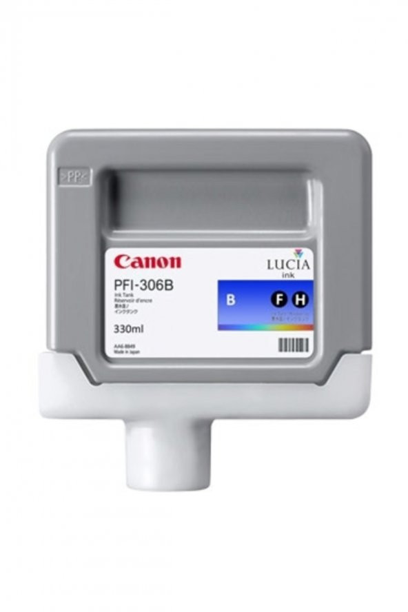 CANON PFI-306B MAVİ ORJİNAL KARTUŞ iPF8400 / iPF9400