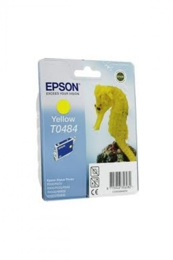 Epson T0484 Sarı Orjinal Kartuş (C13T04844020) - R200 / R300 / RX300