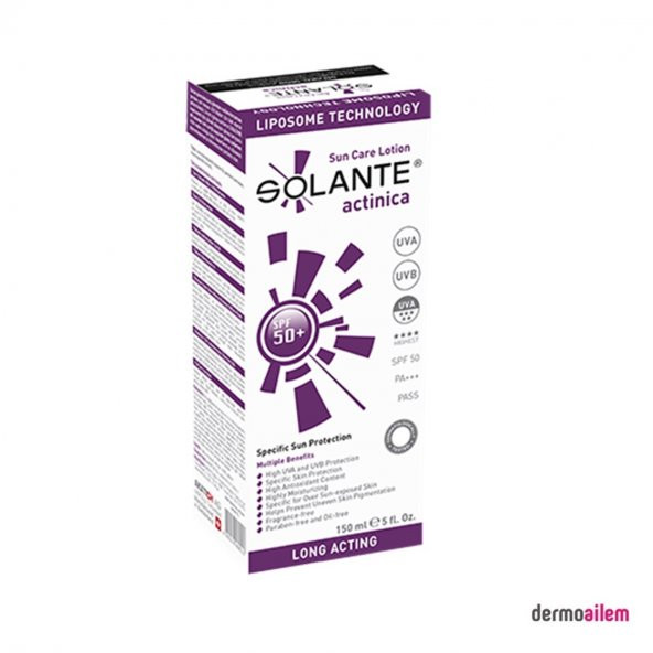 Solante Actinica Spf 50+ Sun Care Lotion 150 ml