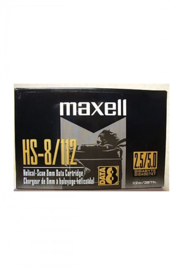 MAXELL 8mm 112m 2.3 GB/4.6 GB HS-8/112 DATA KARTUŞ ürün görseli