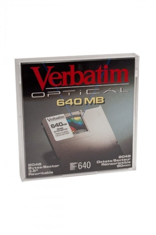 VERBATIM 91250, 3.5 640Mb Kapasiteli Manyetik Optik Disk - 1