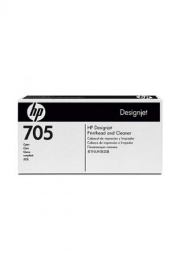 HP 705 CD954A MAVİ ORJİNAL BASKI KAFASI ve TEMİZLEYİCİ DesignJet 5100