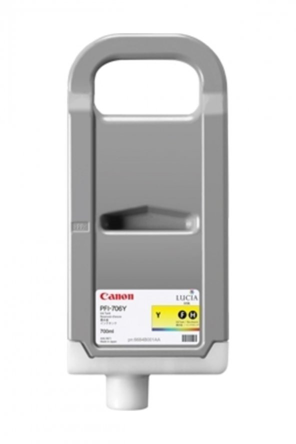 CANON PFI-706Y SARI ORJİNAL KARTUŞ iPF8300 / iPF8400 / iPF9400 ürün görseli