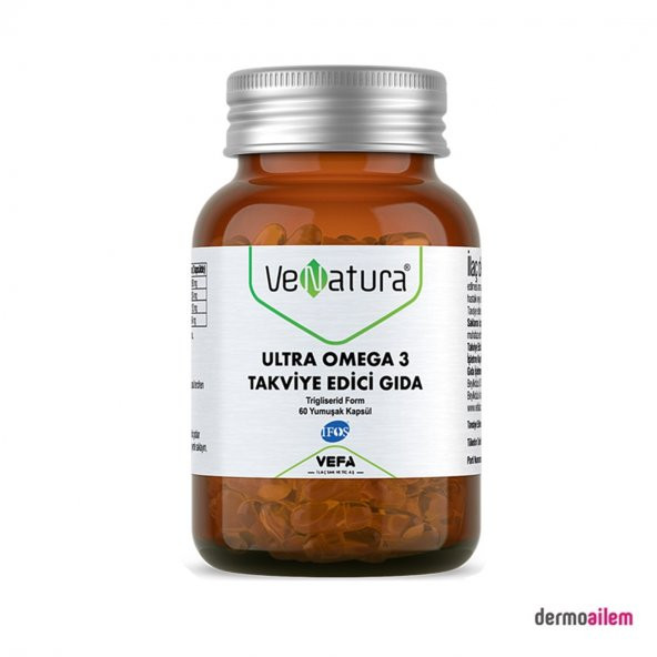 VeNatura Ultra Omega 3 Takviye Edici Gıda 60 Kapsül