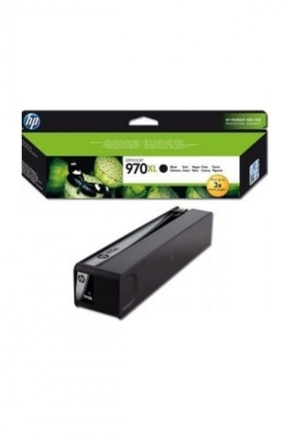HP 970XL CN625A Siyah Orjinal Kartuş Yüksek Kap. X476dn/ X451 / X551 - 1