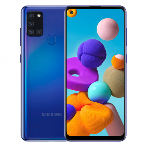Samsung Galaxy A21S 64 GB Mavi (outlet/teşhir/ikinciel)