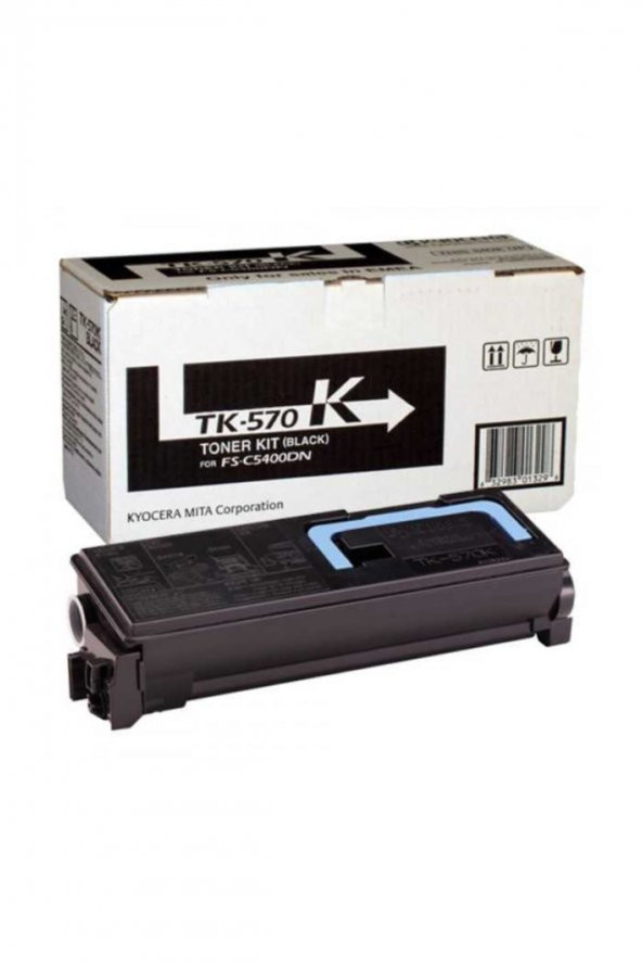 Kyocera TK-570K Siyah Orjinal Toner FS-C5400DN, ECOSYS P7035cdn ürün görseli