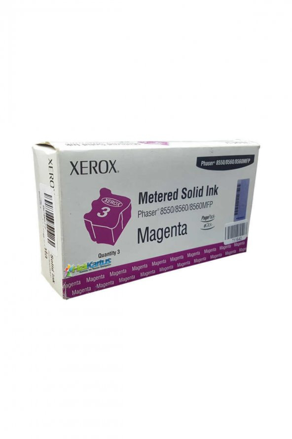 Xerox 016210900 Phaser 8550 Solid Ink Kırmızı Orjinal Toner Metered ürün görseli