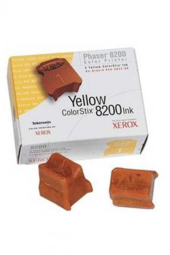 Xerox 016204300 ColorStix 8200 Solid Ink Sarı Orjinal Toner