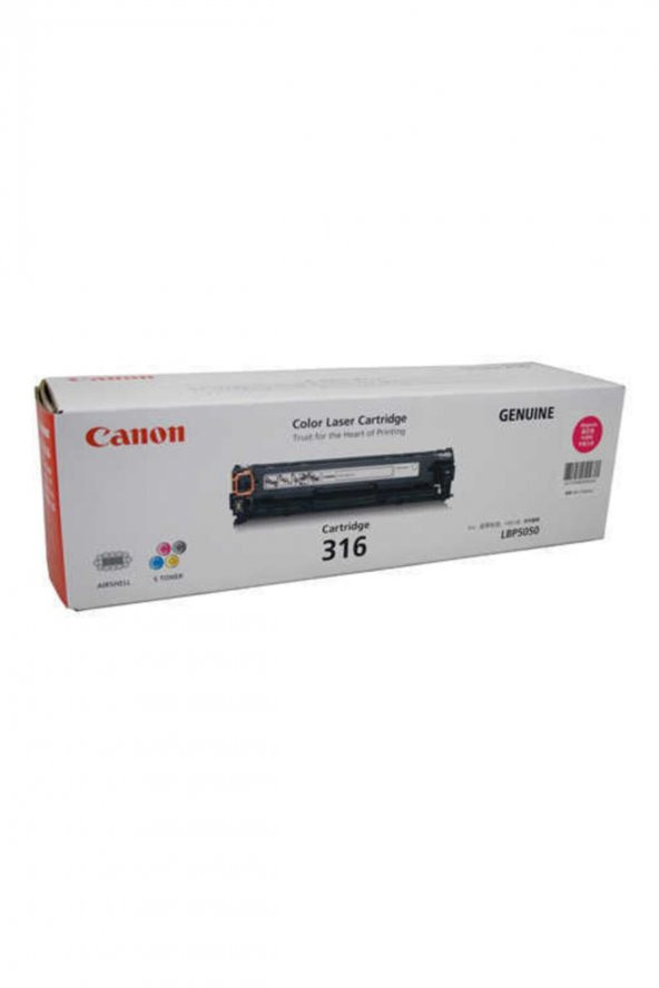 Canon CRG-316M Kırmızı Orjinal Toner - LBP5050 / MF8030Cn / MF8050Cn ürün görseli