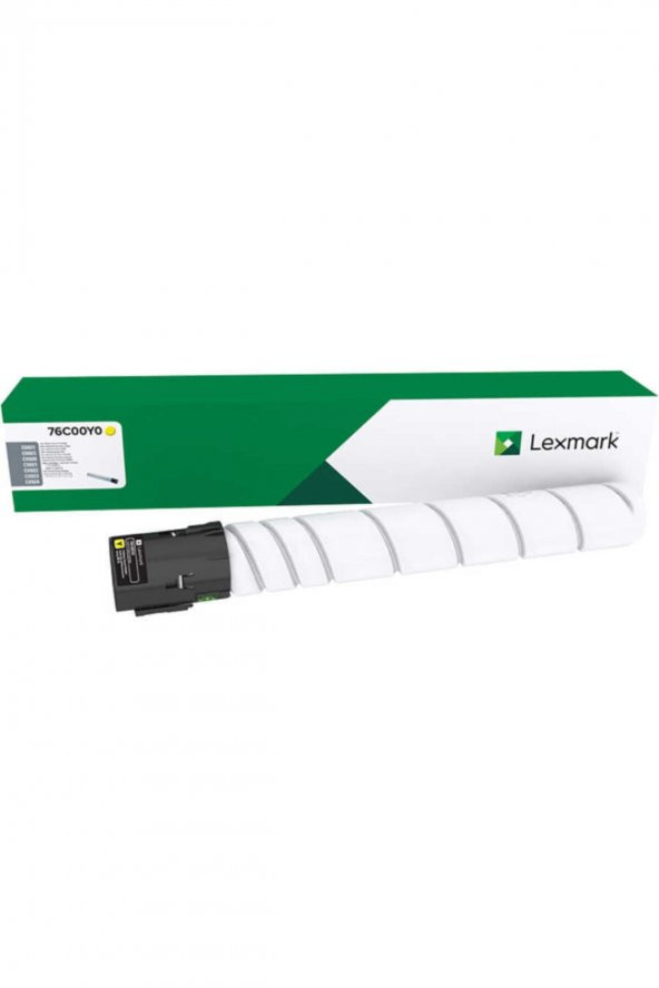 Lexmark 76C00Y0 Sarı Orjinal Toner CX921, CX922, CX923, CX924, CS921, CS923