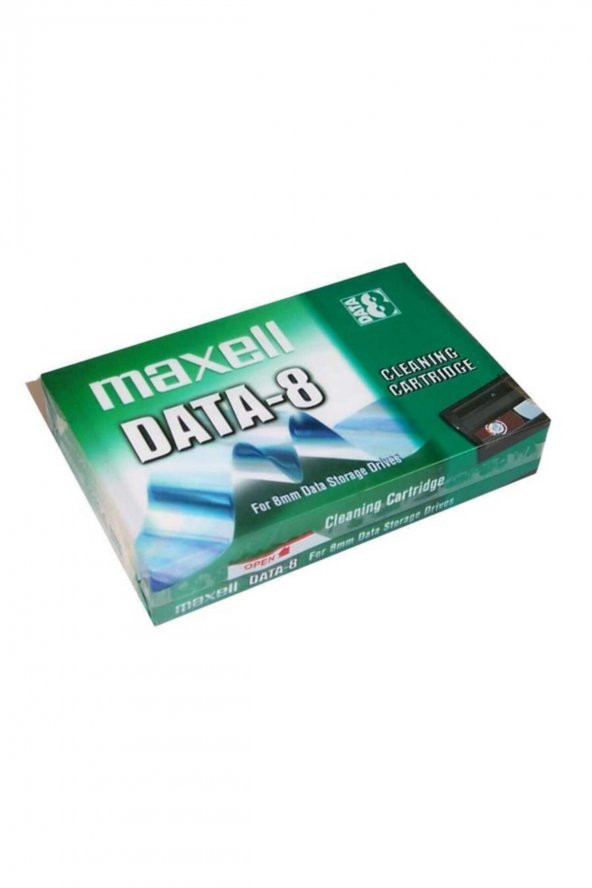 Maxell DATA-8 8mm Temizleme Kartuşu (Cleaning Tape)