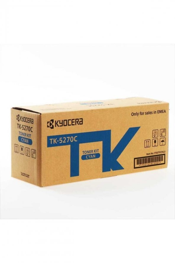 Kyocera TK-5270C Mavi Orjinal Toner Ecosys M6230cdn, M6630cdn 8,000 Sayfa