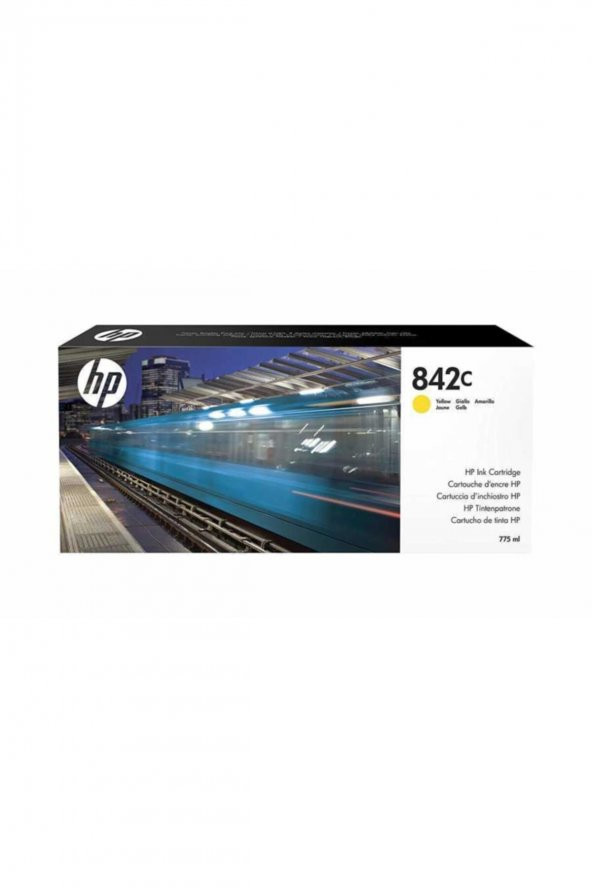 HP 842C C1Q56A Sarı Orjinal Kartuş PageWide XL 8000 Serisi