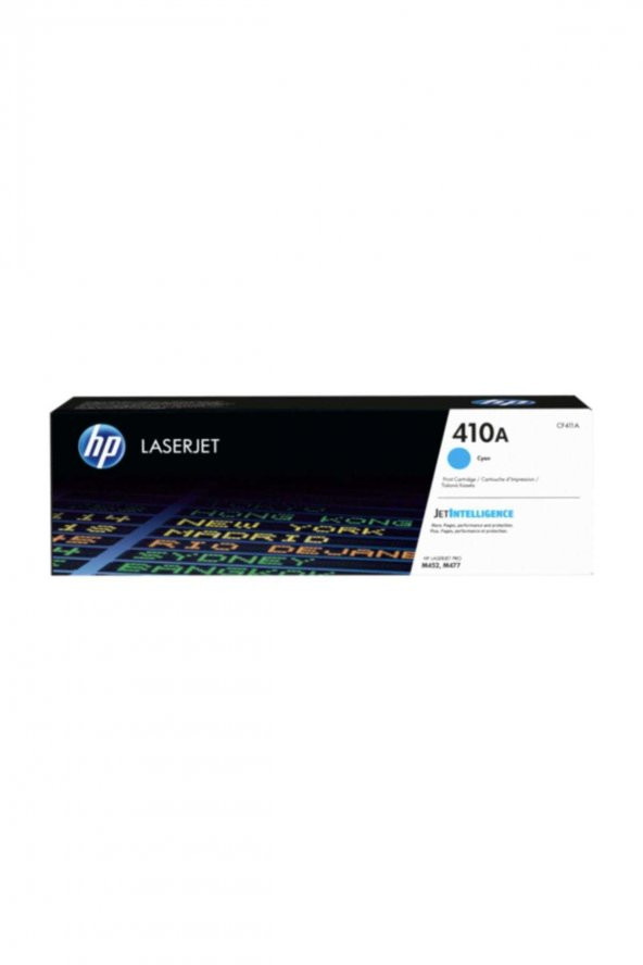 HP CF411A (410A) MAVİ ORJİNAL TONER Laserjet M452 / M477 - Resim 2