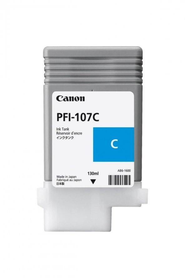 Canon PFI-107C Mavi Orjinal Kartuş iPF680 / iPF685 / iPF780 / iPF785