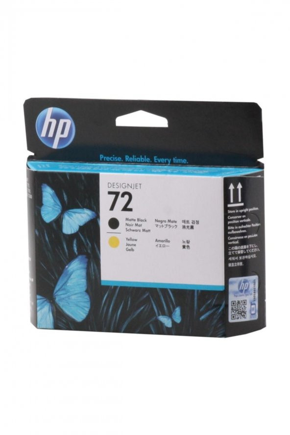 Hp 72 C9384a Sarı-Siyah Kafa Kartuşu
