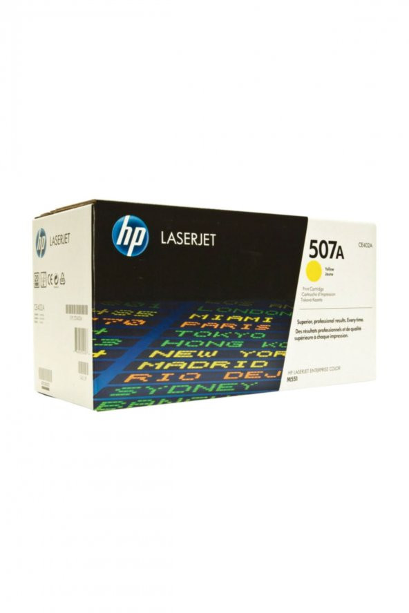 HP CE402A (507A) SARI ORJİNAL TONER-M551/M575 ürün görseli
