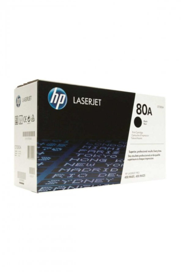 HP CF280A (80A) SİYAH ORJİNAL TONER - LaserJet M401 / M425