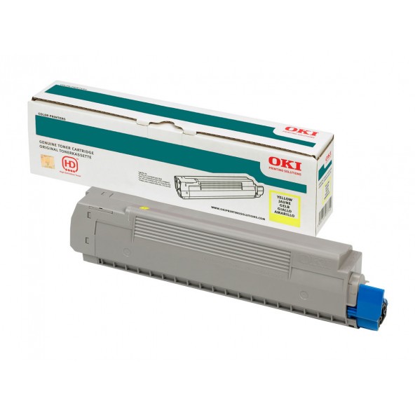 OKi C710-C711 44318621 SARI ORJİNAL TONER
