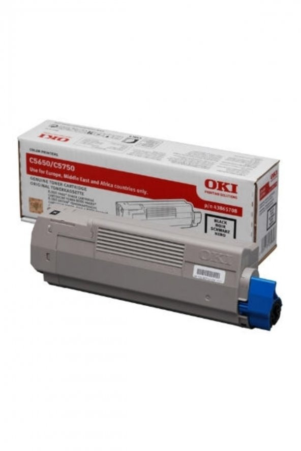 OKI C5650-C5750 43865740 SİYAH ORJİNAL TONER
