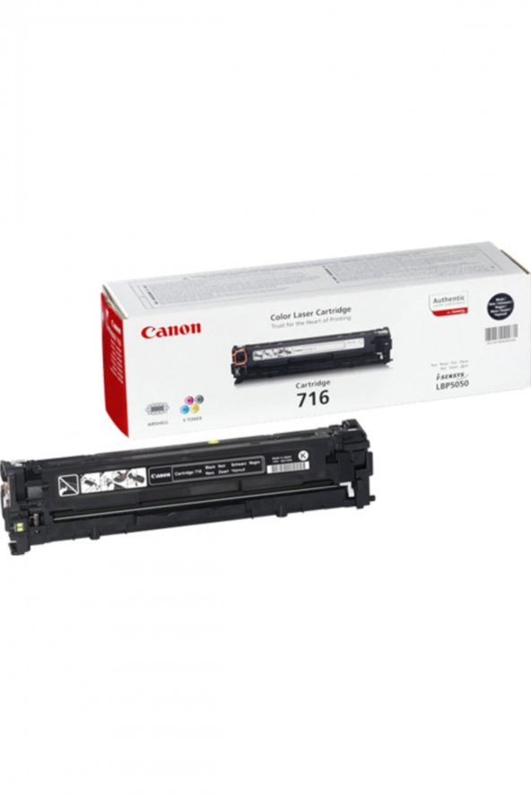 CANON CRG-716BK SİYAH ORJİNAL TONER - LBP5050 / MF8030Cn / MF8050Cn ürün görseli 1