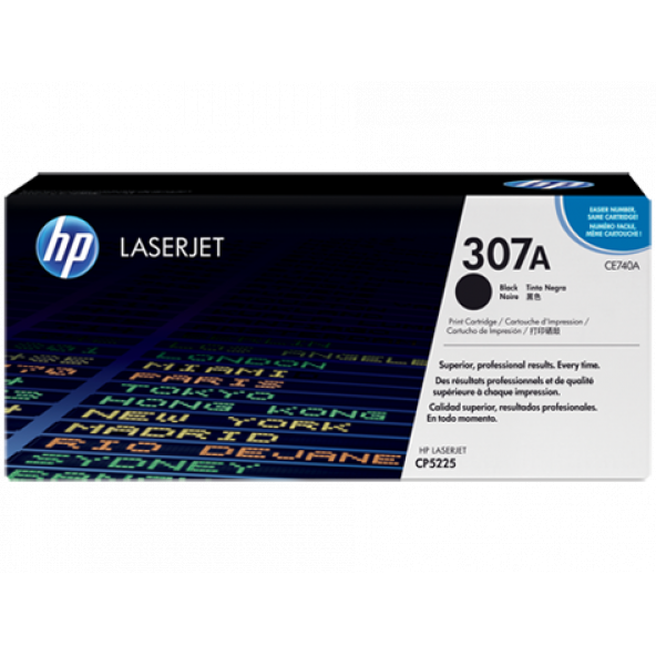HP CE740A (307A) SİYAH ORJİNAL TONER - CP5225 TONERİ ürün görseli