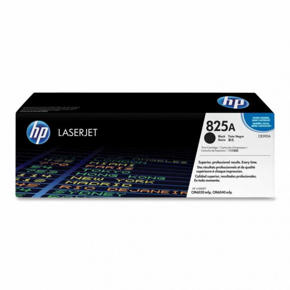 HP CB390A (825A) Siyah Orjinal Toner - Laserjet CP6015 ürün görseli