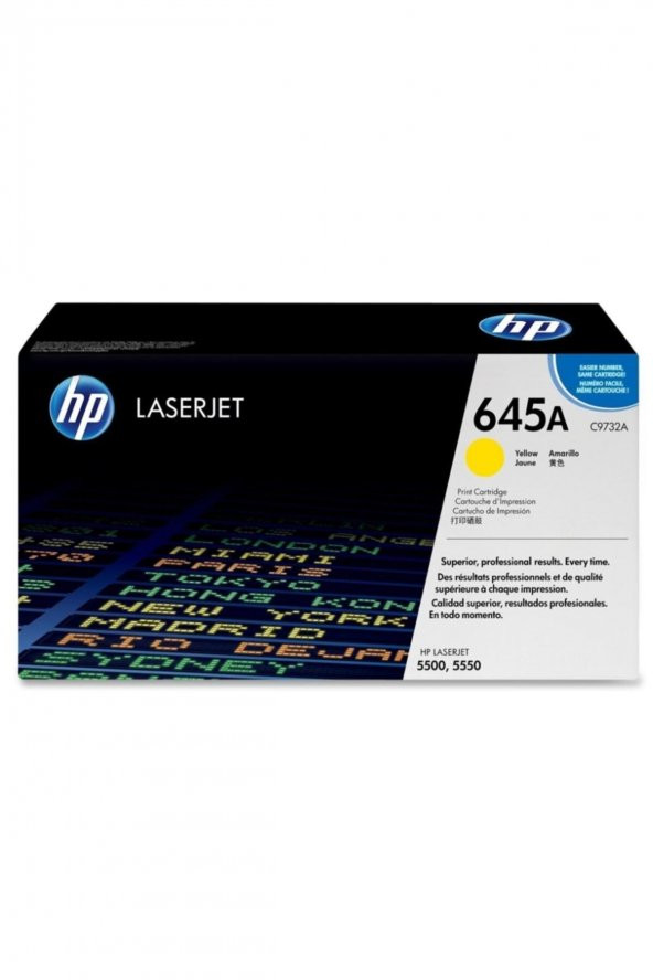 645a Yellow Sarı 12.000 Sayfa Toner C9732a ürün görseli 1