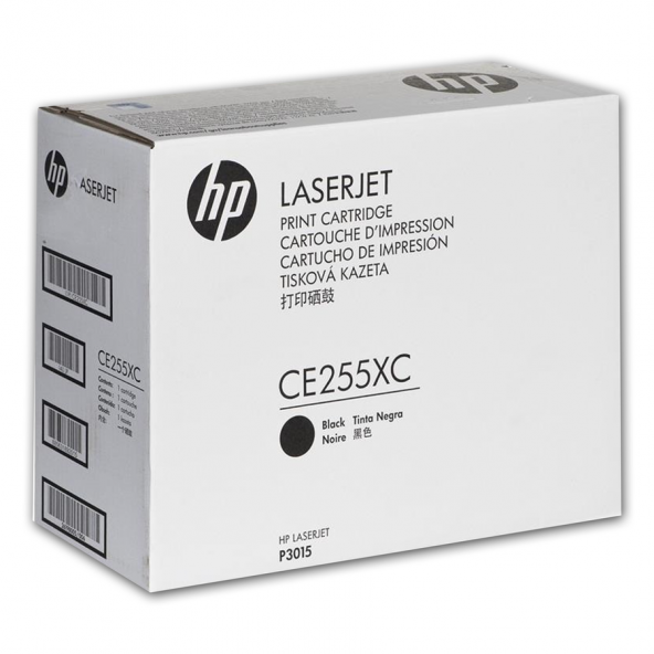 HP CE255XC (55X) Siyah Orjinal Toner (Özel Sözleşme Ürünü) - Laserjet P3015 ürün görseli 1