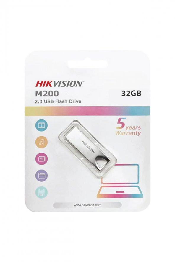 Hikvision HS-USB-M200/32G USB2.0 32GB Metal Flash Bellek