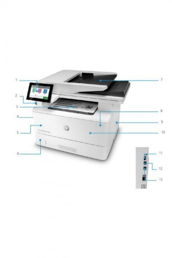 3pz55a Laserjet Enterprise Mfp M430f Wıfı Çok Fonksiyonlu Lazer Yazıcı - Resim 3