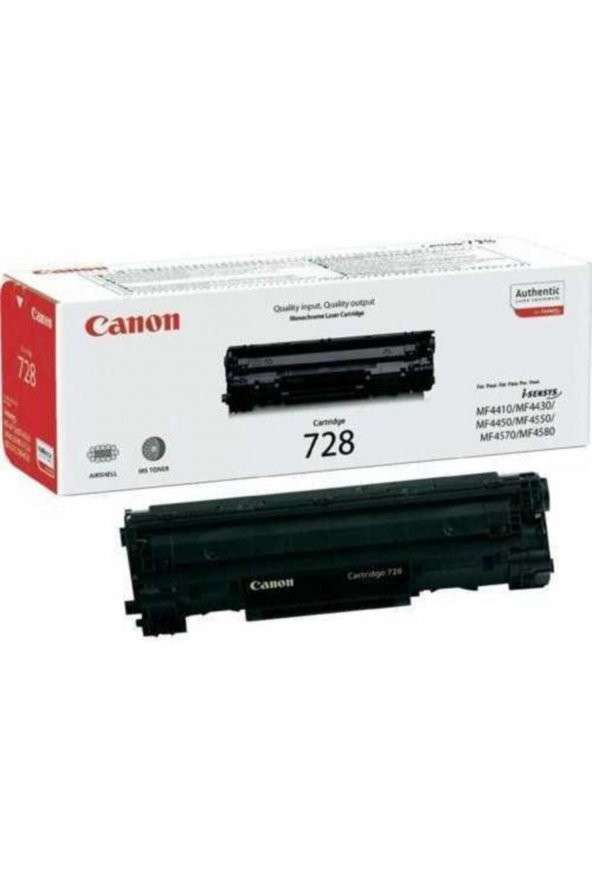 CRG 728 Orijinal Siyah Toner ürün görseli 1