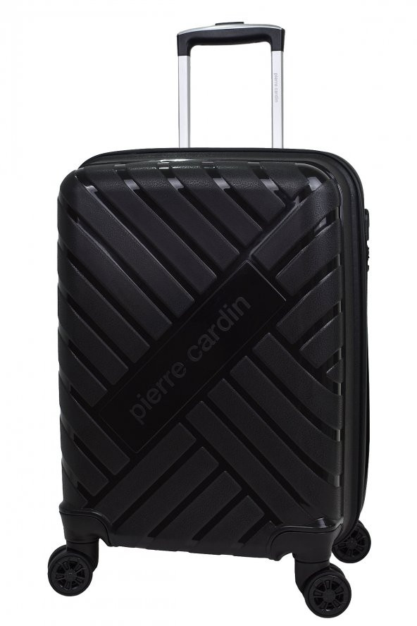 Pierre Cardin Kabin Boy Kırılmaz Valiz Siyah Polipropilen PC1950
