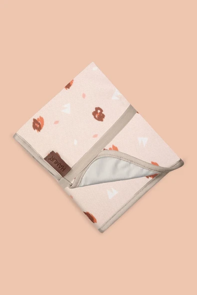 Anne Bebek Bakım Örtüsü Alez Yenidoğan Alt Açma Değiştirme Ada Organizer Pedi Minderi Çift Taraflı - Resim 6