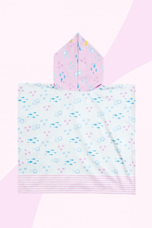 Plaj Havlusu Bebek Çocuk Panço 2-3 Little - 2