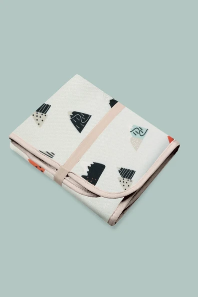 Anne Bebek Bakım Örtüsü Alez Yenidoğan Alt Açma Değiştirme Poyraz Organizer Pedi Minderi ÇiftTaraflı ürün görseli 1