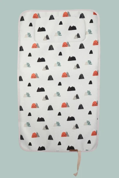 Anne Bebek Bakım Örtüsü Alez Yenidoğan Alt Açma Değiştirme Poyraz Organizer Pedi Minderi ÇiftTaraflı - Resim 7