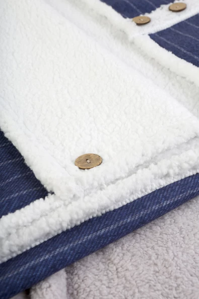 Bebek Dış Kundak Uyku Tulumu Fluffy Battaniye Bb-505 - 4