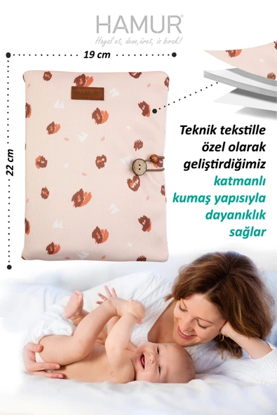 Anne Bebek Bakım Çantası Yenidoğan Alt Açma Değiştirme Düzenleyici Çantası Organizer Ada - 7