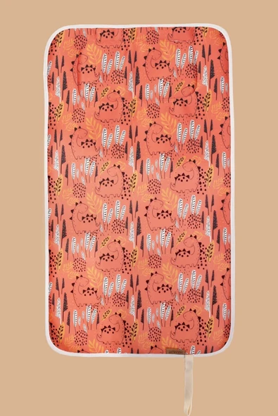 Anne Bebek Bakım Örtüsü Yenidoğan Alt Açma Değiştirme Bonatitan Organizer Pedi Minderi Çift Taraflı - Resim 7